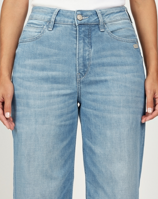 Jeans à Revers Larges