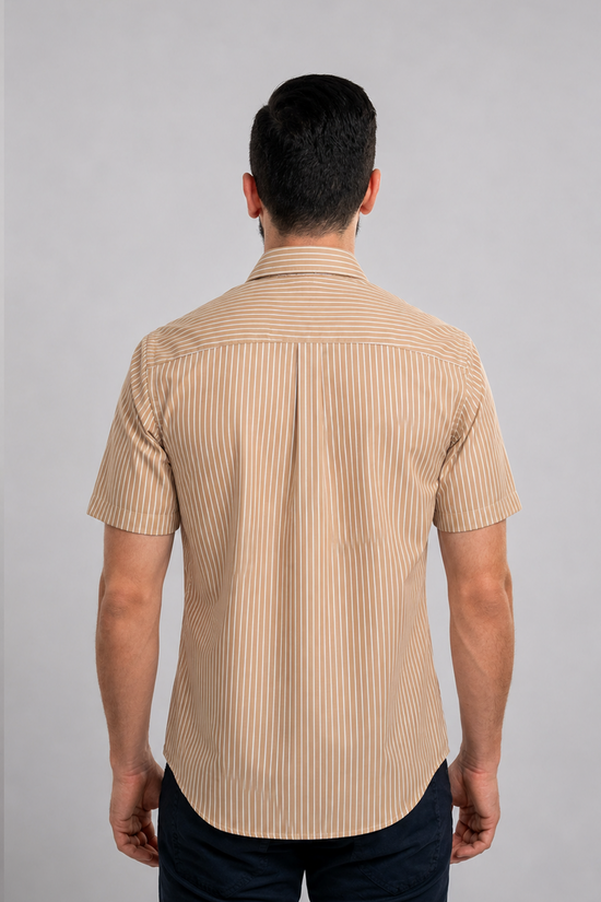 Gant Chemise Demi Manches à Rayures  Casual Fit