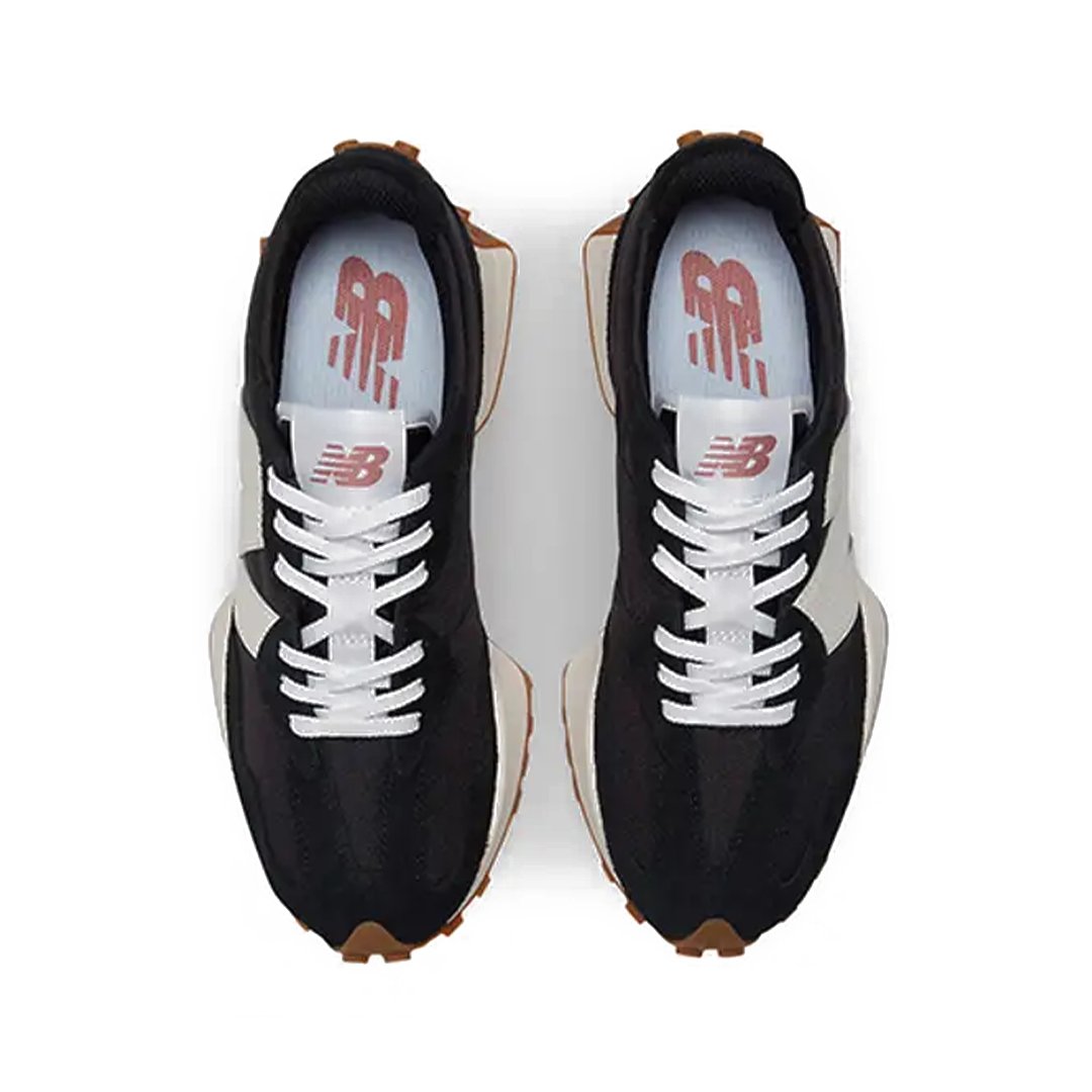 New Balance 327 Black and white