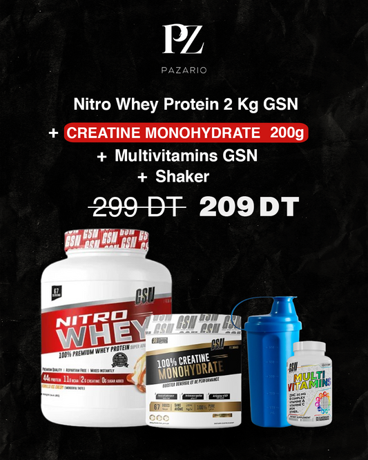 PACK NITRO WHEY 2 KG GSN