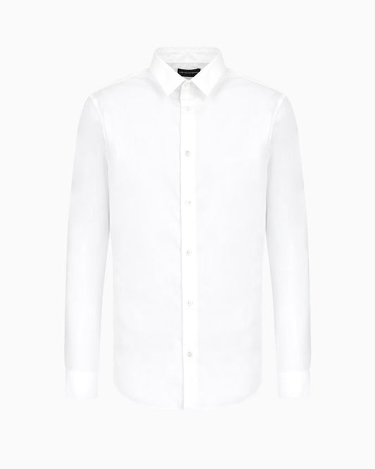 ARMANI Chemise Slim Fit Blanc