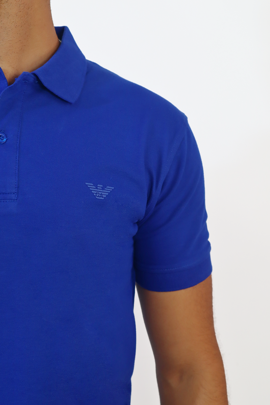 ARMANI Polo Bleu Royal
