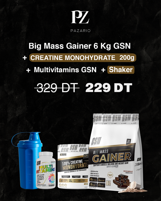 PACK BIG MASS GAINER 6KG GSN