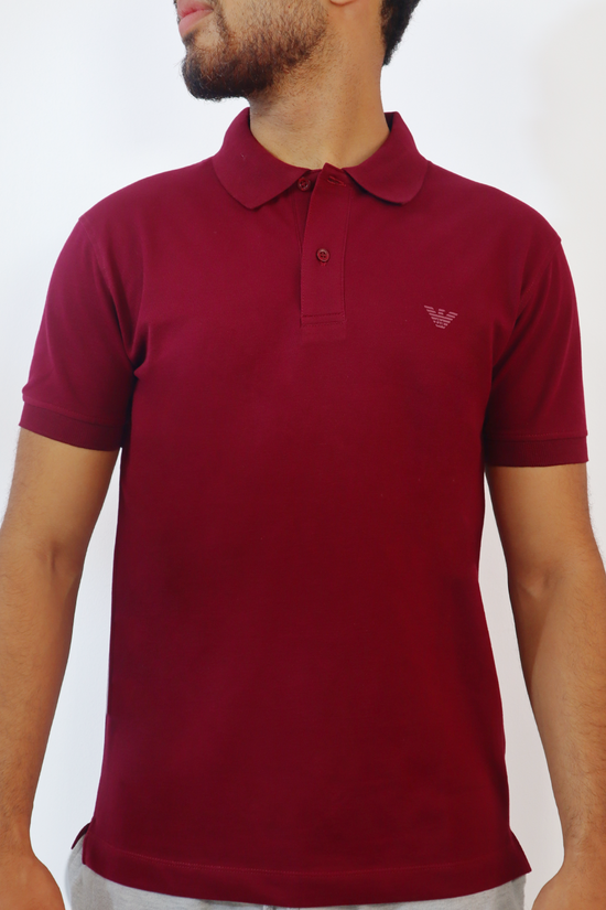 ARMANI Polo Bordeaux