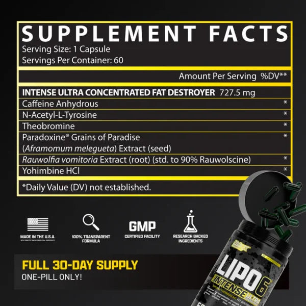NUTREX Lipo-6 Intense UC