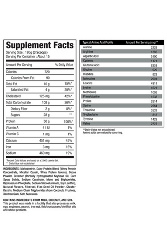 THERMO GAINER - PHYSIQUE NUTRITION| 2.72 KG