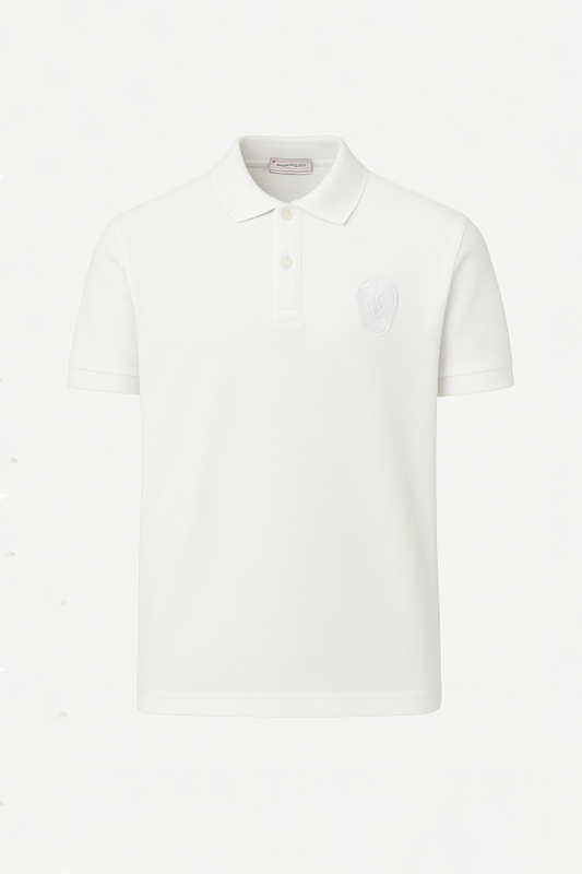 Alexander McQueen Polo Skull Blanc