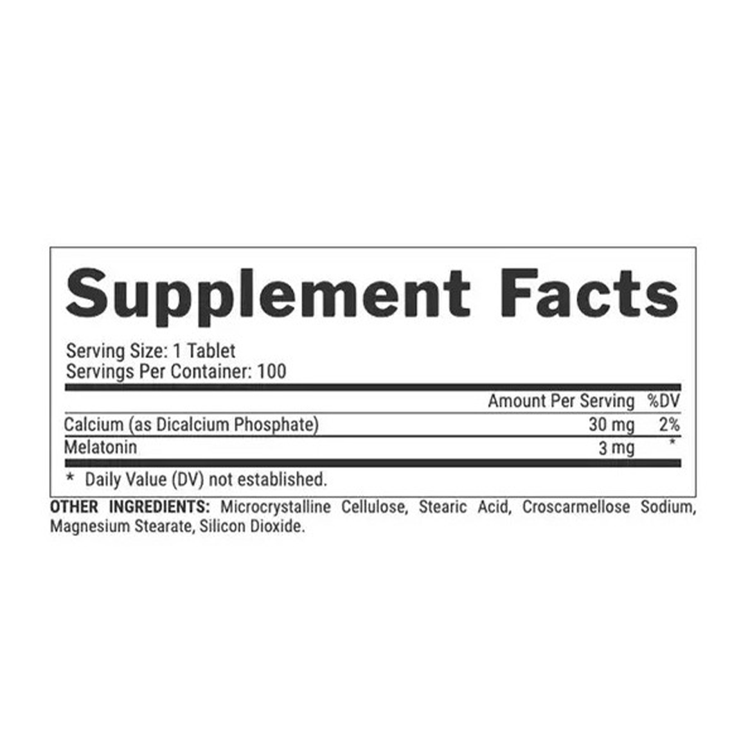 Melatonin – Nutrex Research – 100 Tablets