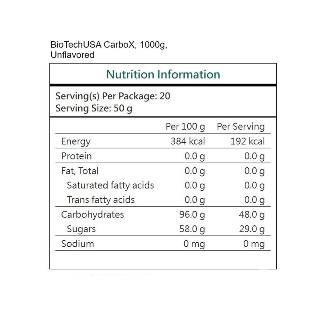 Carbox BiotechUSA - 1000 Grammes