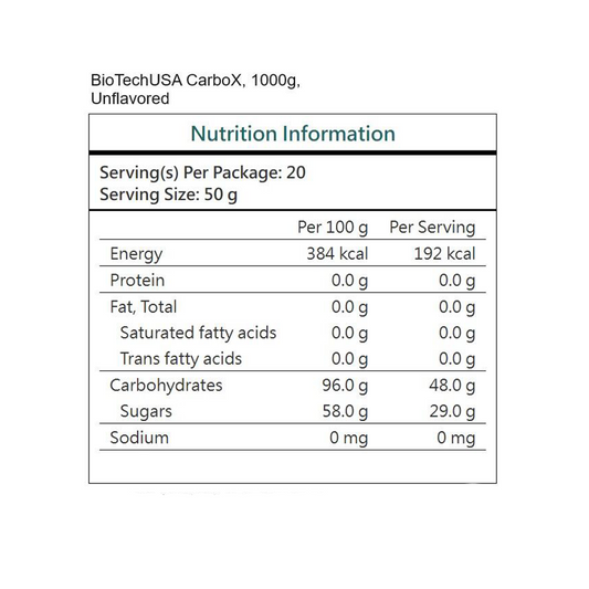 Carbox BiotechUSA - 1000 Grammes
