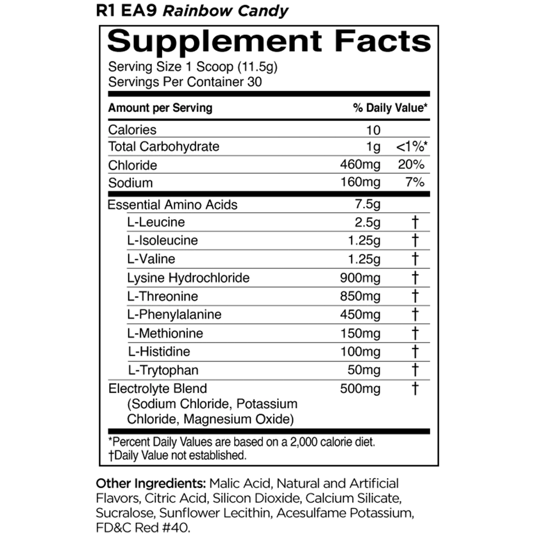 ESSENTIAL AMINO 9 / RULE 1 / 30 SERVINGS