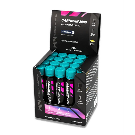 L-Carnitine Carnipure - Worth It Nutrition | 20 Shots Tunisie CarniWIN 3000