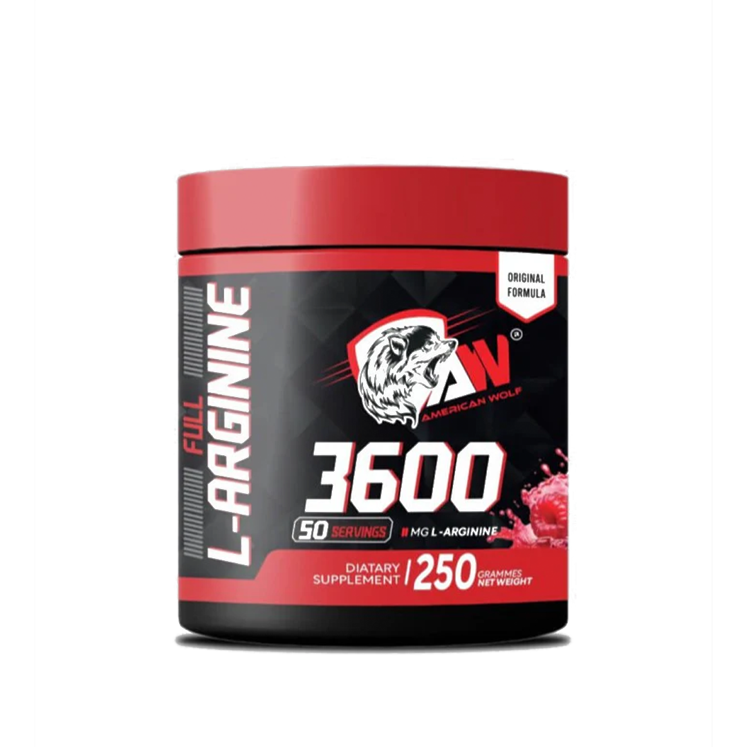 L - Arginine 3600 Mg - 50 Scoop American Wolf