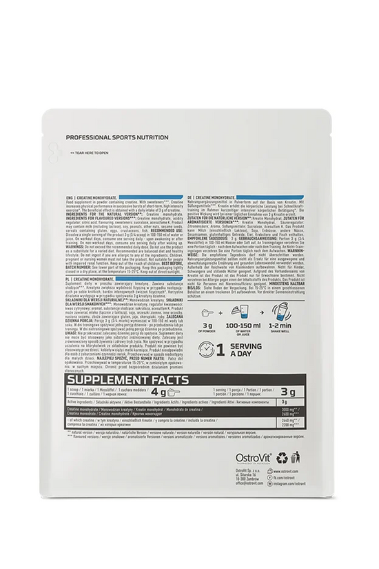OstroVit Creatine Monohydrate 500 g natural
