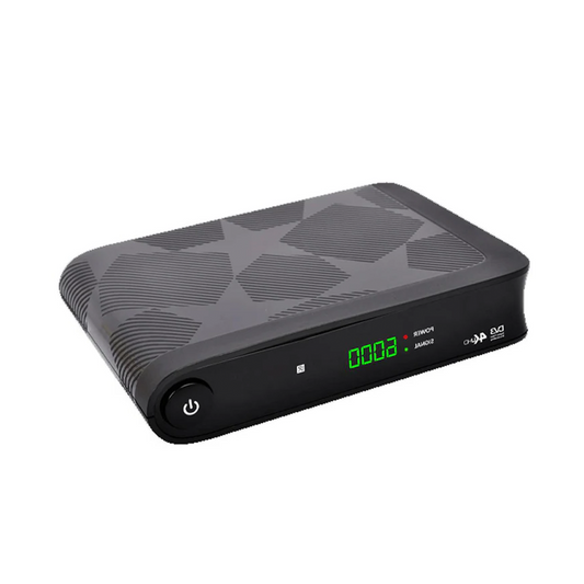 Récepteur ALPHASAT-4K Ultra HD 4K / NOIR + 6 ABONNEMENTS