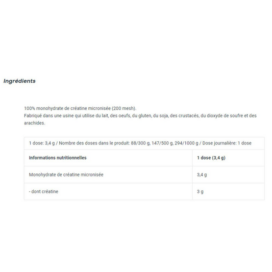 BioTechUSA - 100% Micronized Creatine Monohydrate | 300G