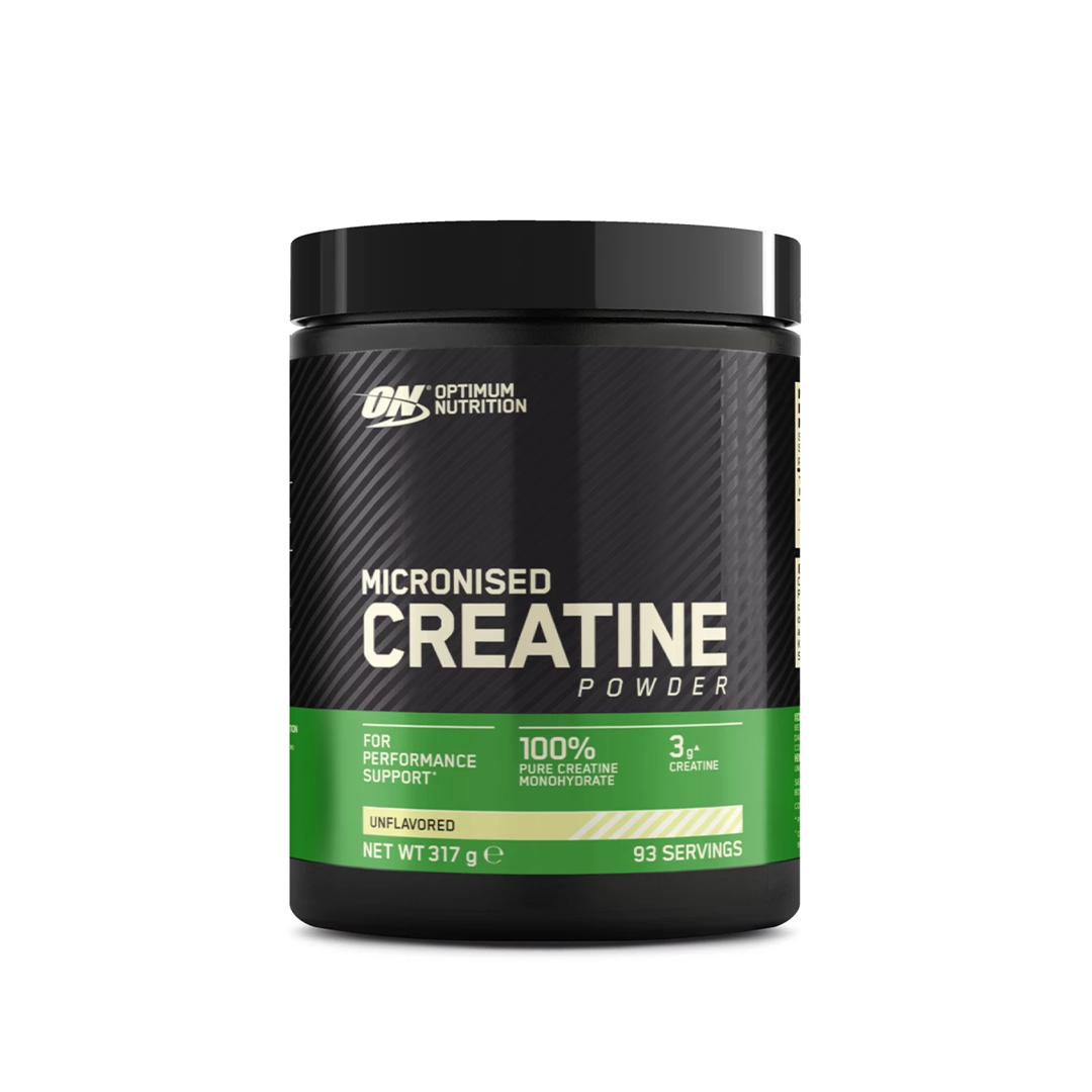 CRÉATINE MICRONISÉE EN POUDRE – 317g – OPTIMUM NUTRITION