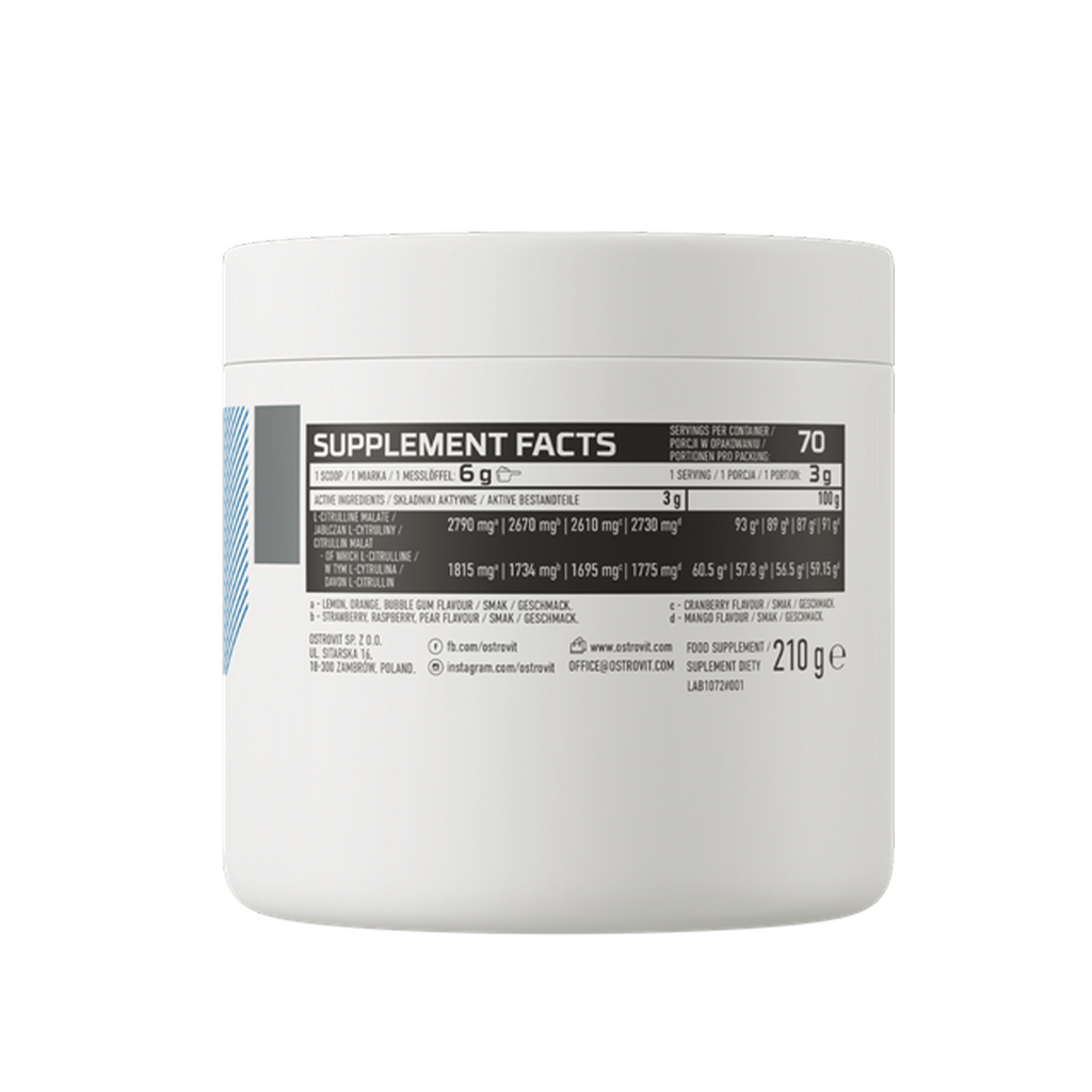 OstroVit Citrulline 210 g FRAISE