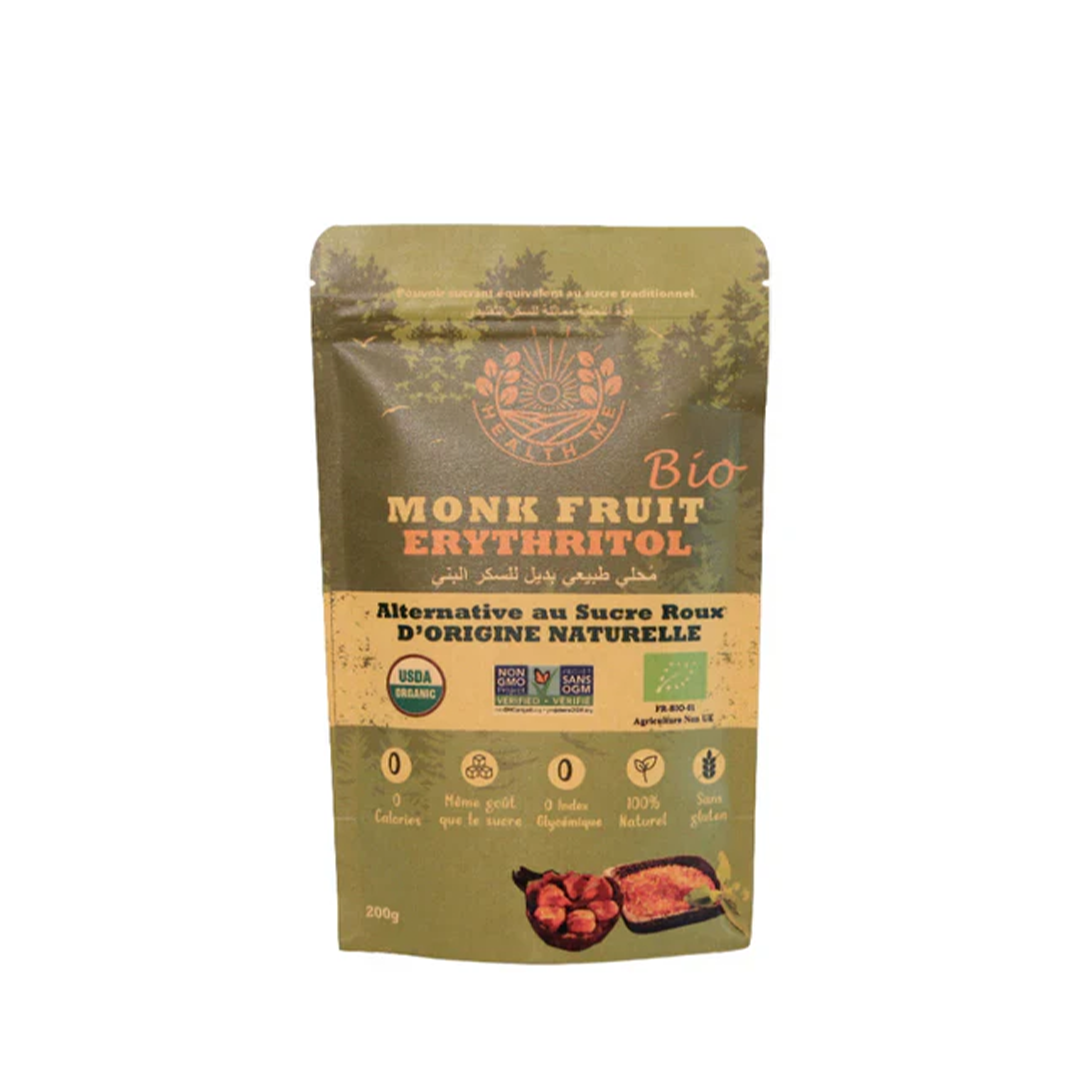 Sucre Roux Monk Fruit – Erythritol 200 G