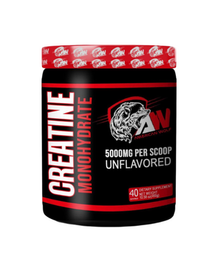 American Wolf - 100% Creatine Monohydrate | 40 SERVINGS