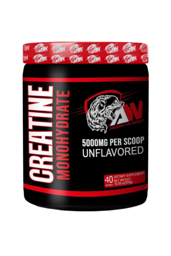 American Wolf - 100% Creatine Monohydrate | 40 SERVINGS