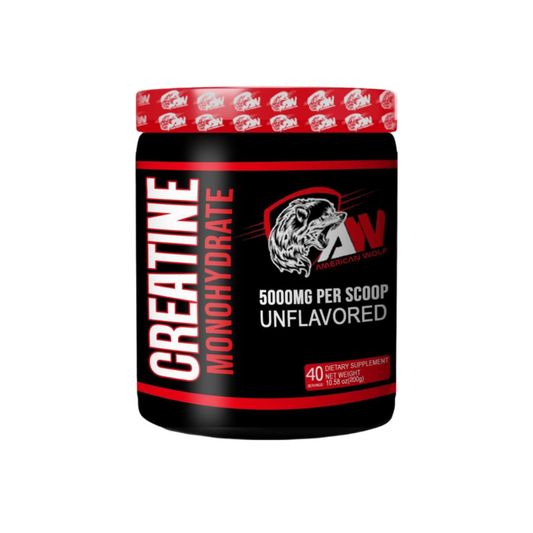 American Wolf - 100% Creatine Monohydrate | 40 SERVINGS