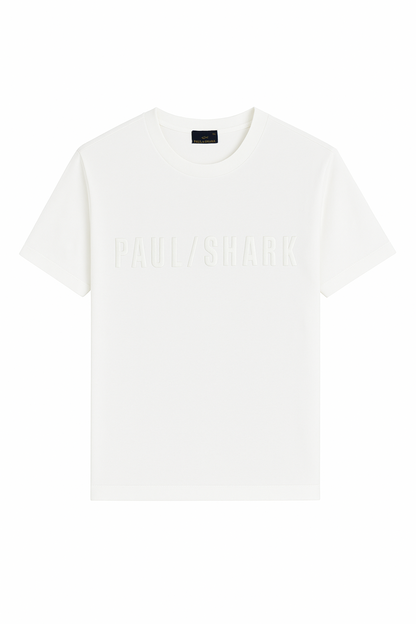 Paul & Shark T-shirt à logo brodé - Blanc