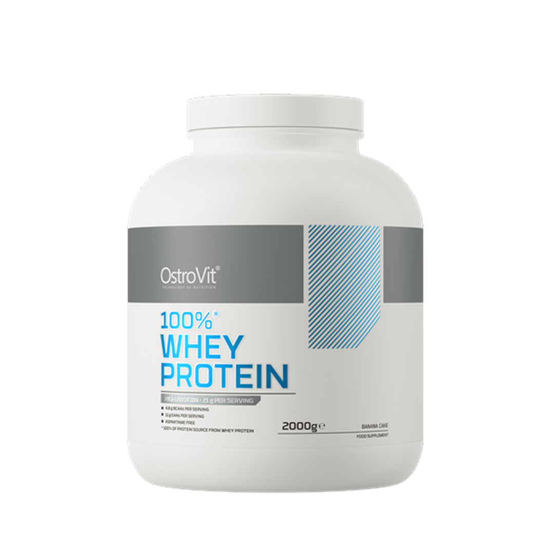 OstroVit 100% Whey Protein 2000 g gâteau à la banane