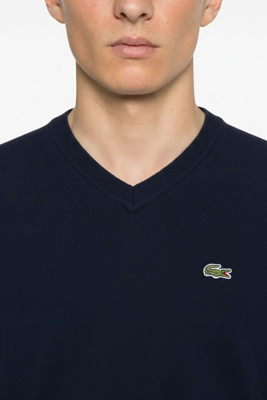 Lacoste Pull En Laine Col 