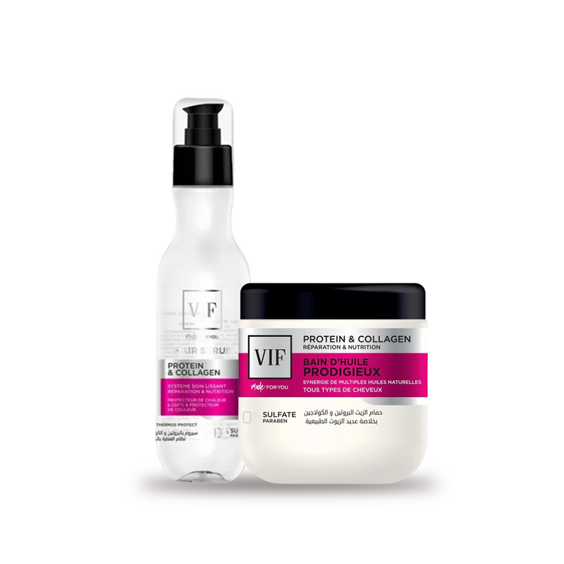 PACK SÉRUM &amp; BAIN D'HUILE VIF