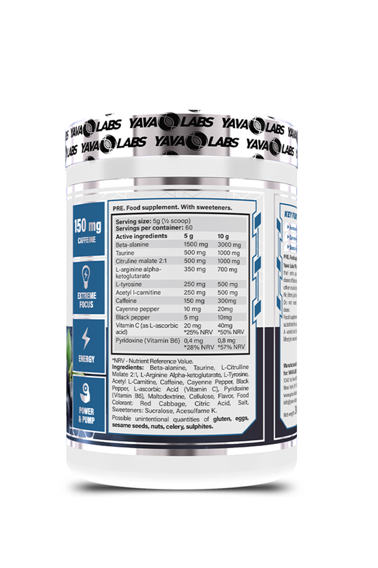 Pre-Workout - Yava Labs | 300 G