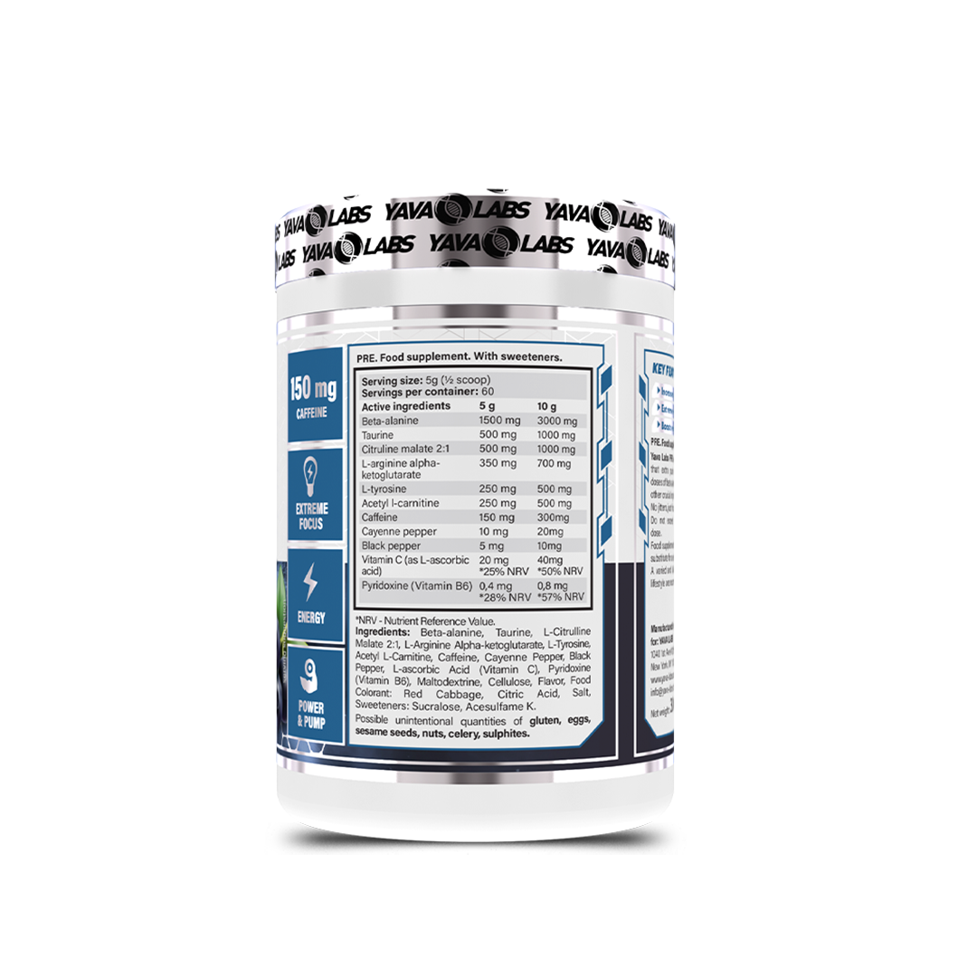Pre-Workout - Yava Labs | 300 G