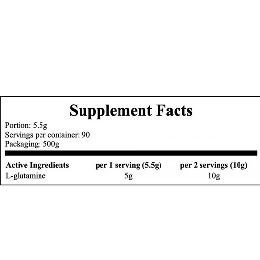 GLUTAMINE – REAL PHARM – 500G