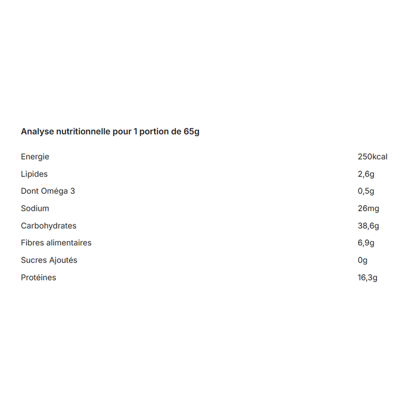 Flocons d'avoine instantanés 450 g Impact Nutrition