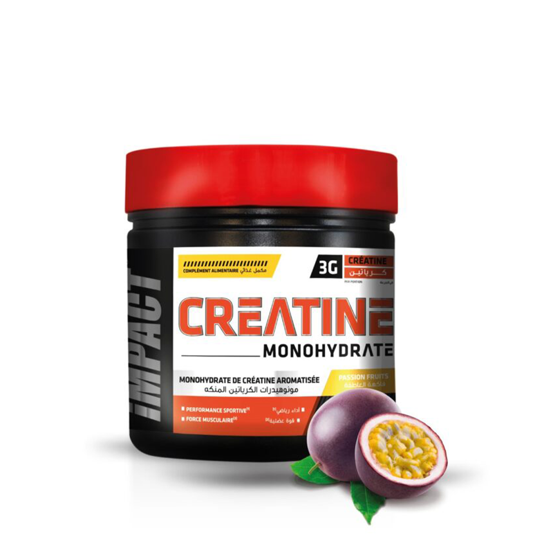 Creatine Monohydrate Aromatisé 500 G Impact Nutrition