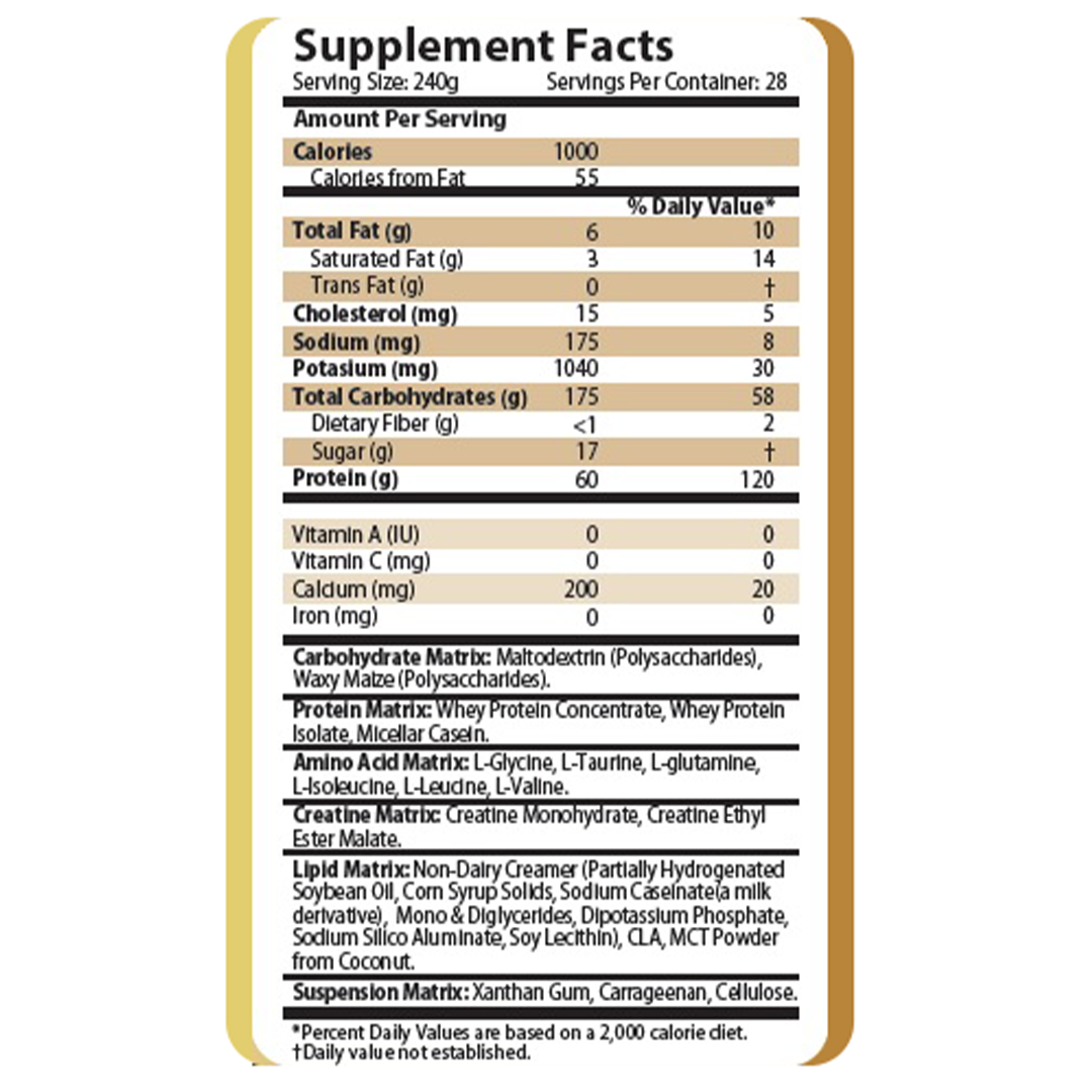 Mass Superior Challenger Nutrition 12lbs