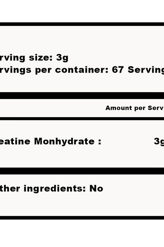 CREATINE MONOHYDRATE – GSN | 200G