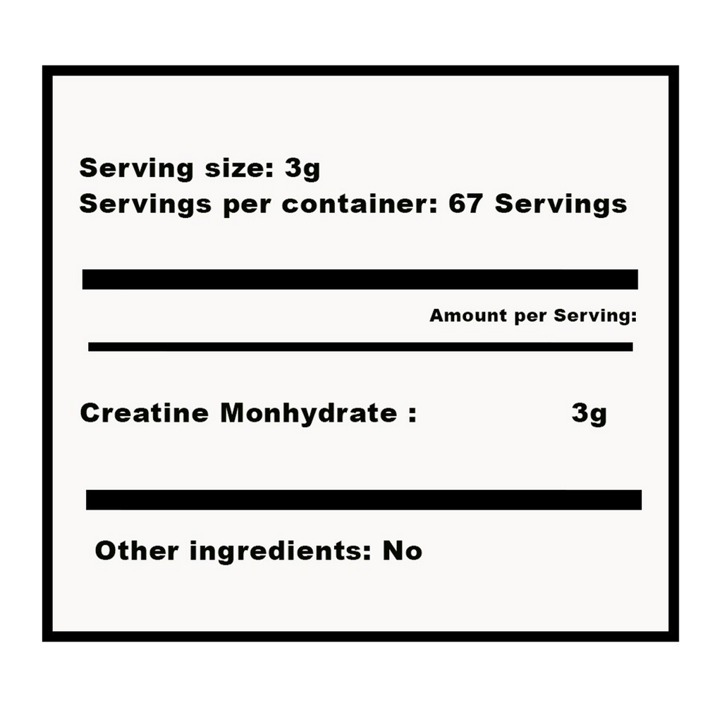CRÉATINE MONOHYDRATE – GSN | 200G