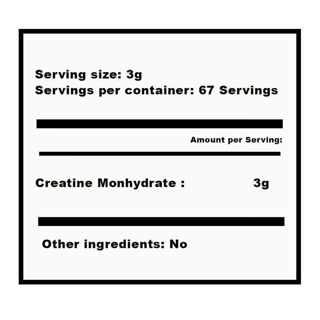 CRÉATINE MONOHYDRATE – GSN | 200G