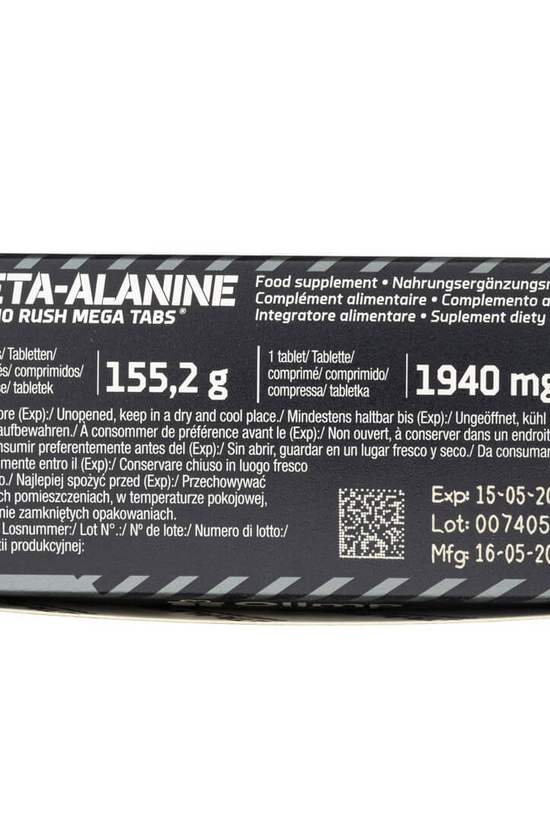 Beta-Alanine Carno Rush - 80 Comprimés