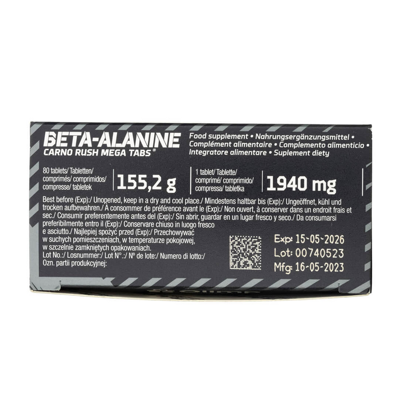 Bêta-Alanine Carno Rush - 80 Comprimés