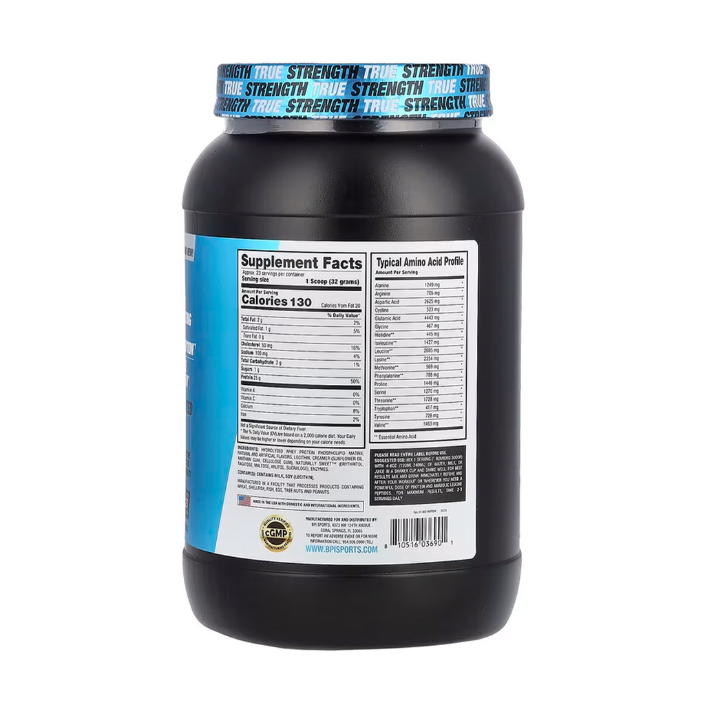 Hydro HD™ – Protéine de lactosérum hydrolysée – BPI 