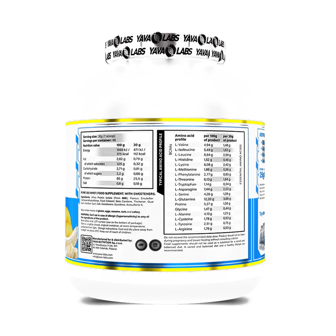 Pure Iso Whey - Yava Labs | 2kg