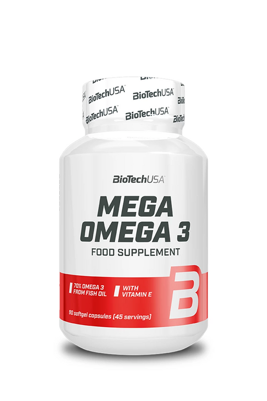 Mega Oméga 3 90 gélules | BioTech USA