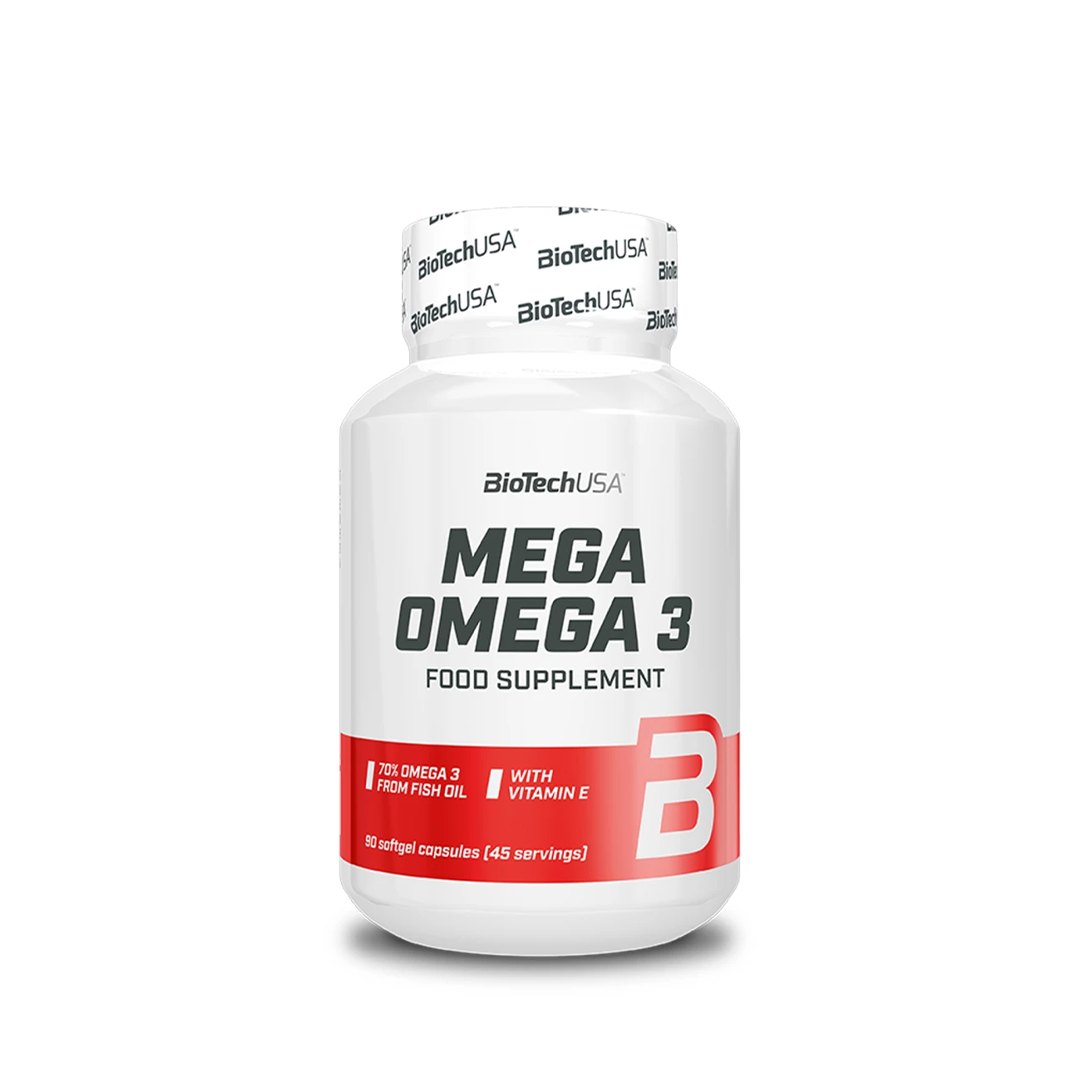 Mega Oméga 3 90 gélules | BioTech USA