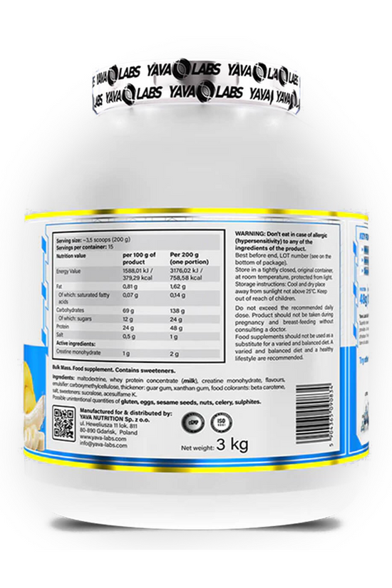 Bulk Mass Breon Signature - Yava labs | 3kg