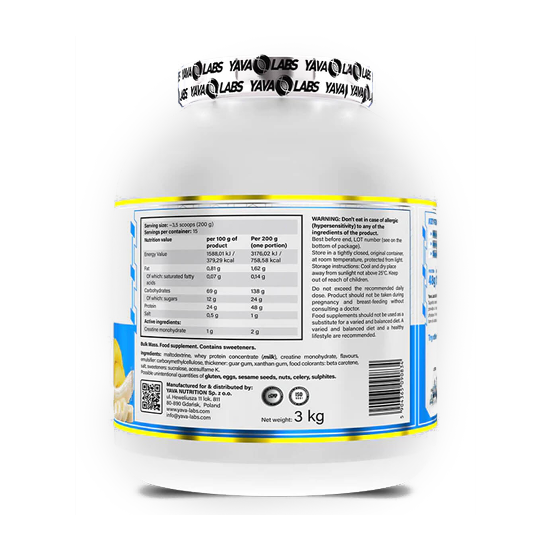 Bulk Mass Breon Signature - Yava labs | 3kg