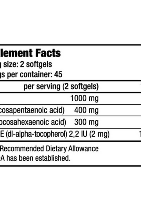 Mega Oméga 3 90 gélules | BioTech USA