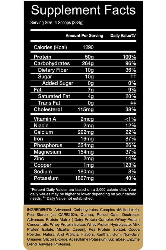 PREMIUM V-BULK HIGH PROTEIN LEAN GAINER 6lbs