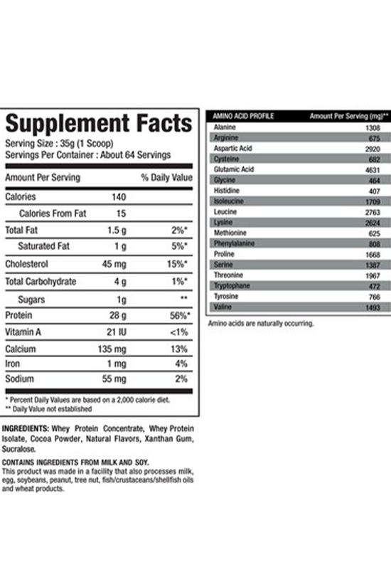 WHEY PROTEIN - PHYSIQUE NUTRITION| 2.27 KG